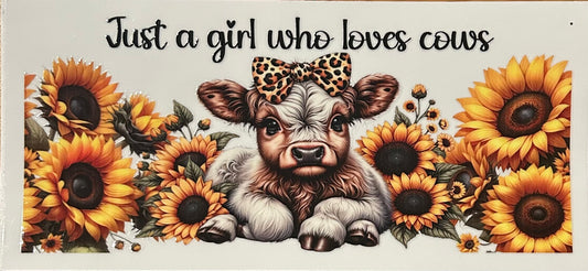 Just A Girl Who Love Cows