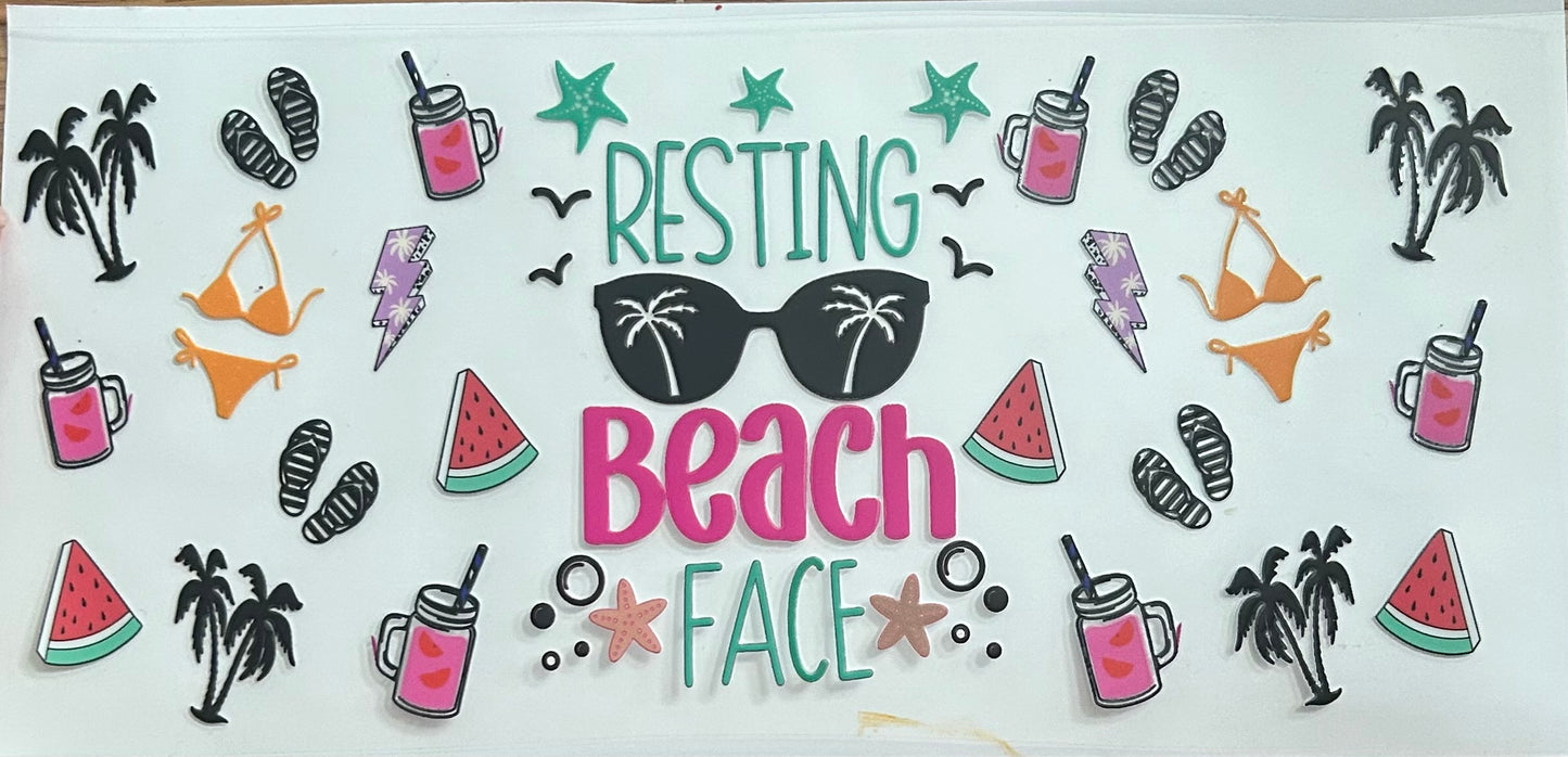 Resting Beach Face